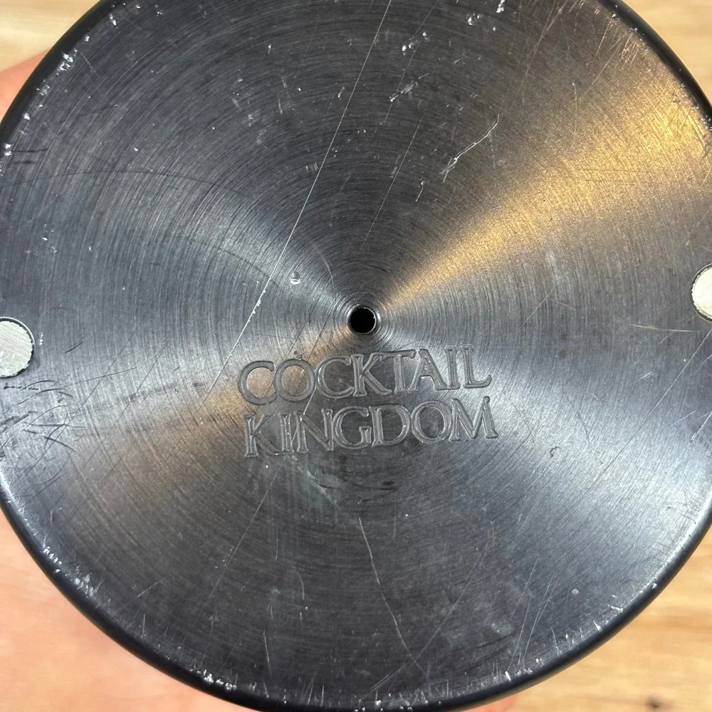 Cocktail Kingdom Professional Ice Ball Press Black Anodized Aluminum 55mm Mold